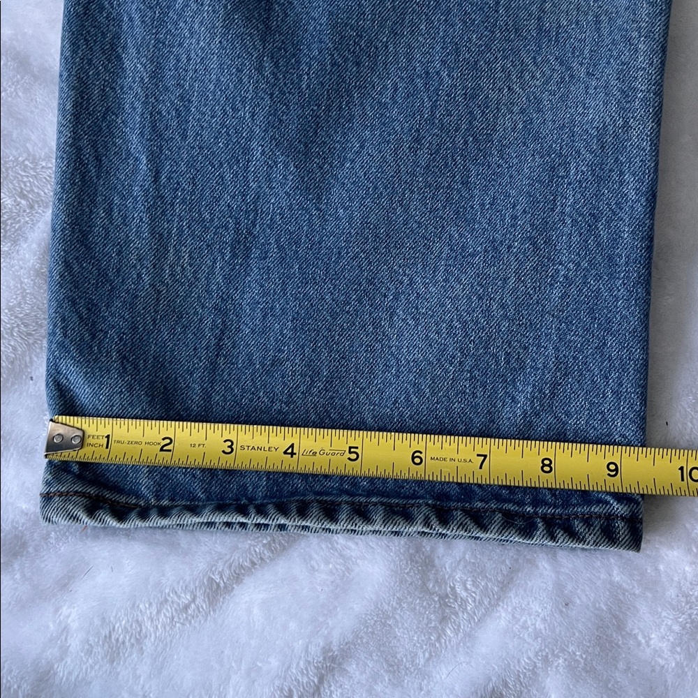 Carhartt Men's Flame Resistant Light Blue Jeans - 48x30 - Picture 13 of 14